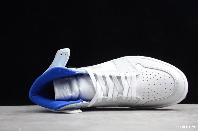 Rep Blue CK6637-104 High Racer Retro Jordan Zoom Air 1 White 0710